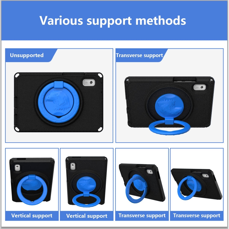 For Lenovo Tab M9 2023 EVA Hybrid PC Shockproof Tablet Case(Black) - Lenovo by PMC TechLife | Online Shopping South Africa | PMC TechLife | Buy Now Pay Later Mobicred