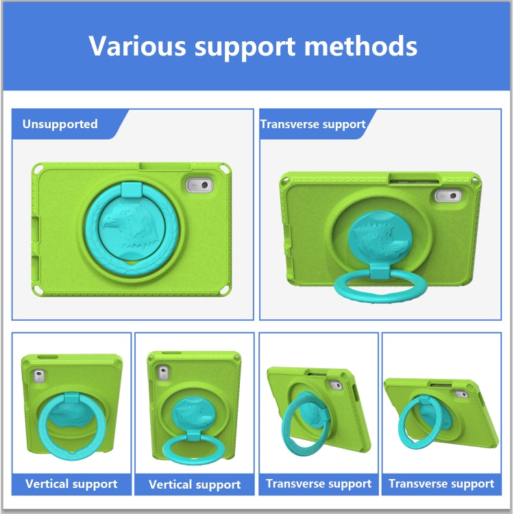 For Lenovo Tab M9 2023 EVA Hybrid PC Shockproof Tablet Case(Grass Green) - free shipping - PMC TechLife - Order now!