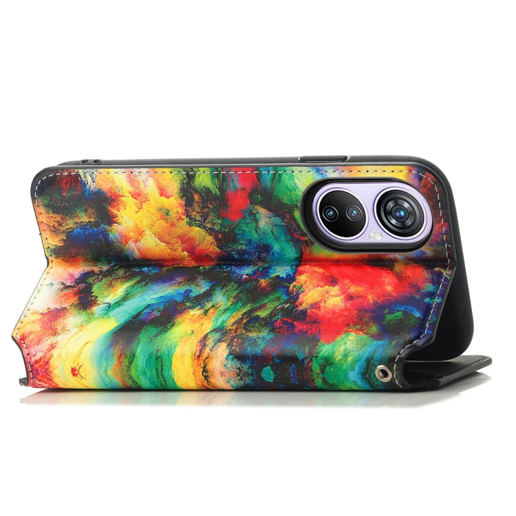 For Blackview A200 Pro CaseNeo Colorful Magnetic Leather Phone Case(Colorful Cloud) - More Brand by PMC Jewellery | Online Shopping South Africa | PMC Jewellery