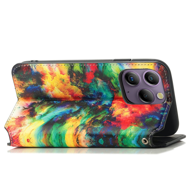 For Blackview  A96 CaseNeo Colorful Magnetic Leather Phone Case(Colorful Cloud) - More Brand by PMC Jewellery | Online Shopping South Africa | PMC Jewellery