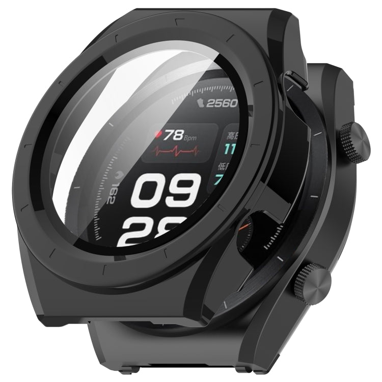 For Xiaomi Watch H1 PC + Tempered Film Integrated Watch Protective Case(Black) - Watch Cases by PMC Jewellery | Online Shopping South Africa | PMC Jewellery | Buy Now Pay Later Mobicred