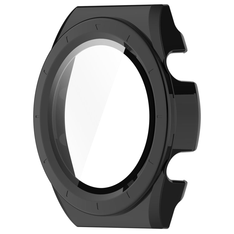 For Xiaomi Watch H1 PC + Tempered Film Integrated Watch Protective Case(Black) - Watch Cases by PMC Jewellery | Online Shopping South Africa | PMC Jewellery | Buy Now Pay Later Mobicred