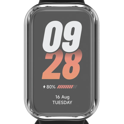 For Xiaomi Smart Band 8 Active Full Package TPU Electroplated Watch Protective Case(Transparent) - Watch Cases by PMC Jewellery | Online Shopping South Africa | PMC Jewellery | Buy Now Pay Later Mobicred