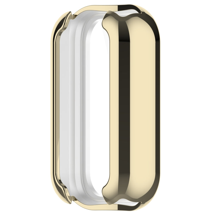 For Redmi Band 2 Full Package TPU Electroplated Watch Protective Case(Light Gold) - Watch Cases by PMC TechLife | Online Shopping South Africa | PMC TechLife | Buy Now Pay Later Mobicred