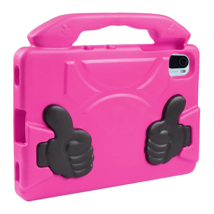 For Samsung Galaxy Tab A9+ 10.95 2023 Thumb Bracket EVA Shockproof Tablet Case(Rose Red) - free shipping - PMC TechLife - Order now!