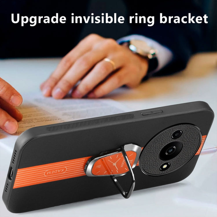 For Xiaomi Redmi A3 Magnetic Litchi Leather Back Phone Case with Holder(Green) - Xiaomi Cases by PMC TechLife | Online Shopping South Africa | PMC TechLife | Buy Now Pay Later Mobicred