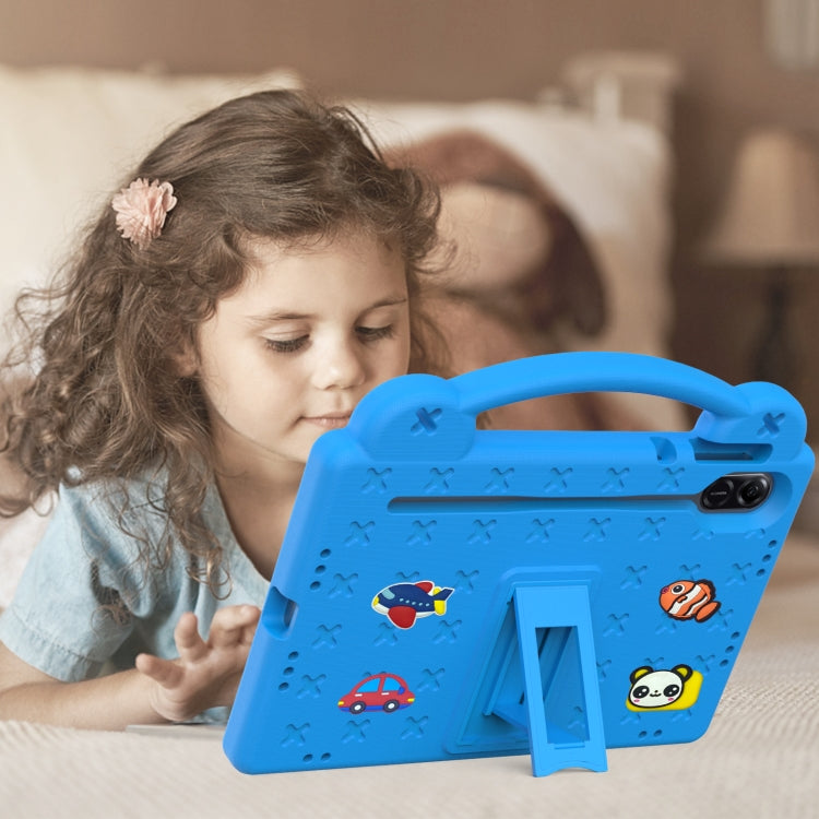 For Honor X8 Pro 11.5 Handle Kickstand Children EVA Shockproof Tablet Case(Sky Blue) - Honor by PMC TechLife | Online Shopping South Africa | PMC TechLife | Buy Now Pay Later Mobicred