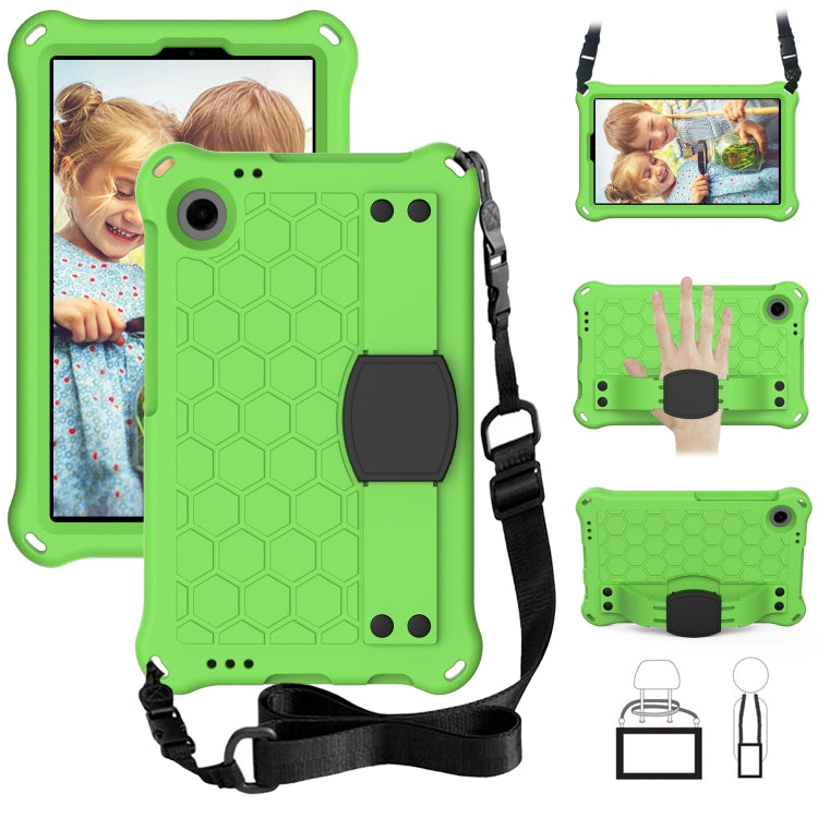 For Blackview Tab 60 8.7 2023 Honeycomb EVA Hybrid PC Tablet Case with Strap(Green+Black) - Others by PMC Jewellery | Online Shopping South Africa | PMC Jewellery