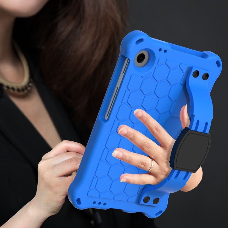 For Blackview Tab 60 8.7 2023 Honeycomb EVA Hybrid PC Tablet Case with Strap(Blue+Black) - Others by PMC TechLife | Online Shopping South Africa | PMC TechLife