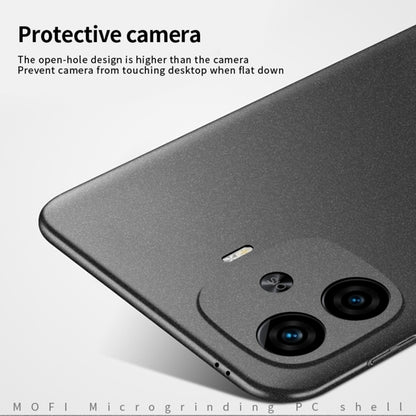 For vivo iQOO Z9 Turbo / iQOO Z9 MOFI Fandun Series Frosted PC Ultra-thin All-inclusive Phone Case(Gray) - vivo Cases by MOFI | Online Shopping South Africa | PMC Jewellery | Buy Now Pay Later Mobicred