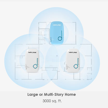 WAVLINK WS-WN576A2 AC750 Household WiFi Router Network Extender Dual Band Wireless Repeater, Plug:AU Plug - Wireless Routers by WAVLINK | Online Shopping South Africa | PMC Jewellery | Buy Now Pay Later Mobicred