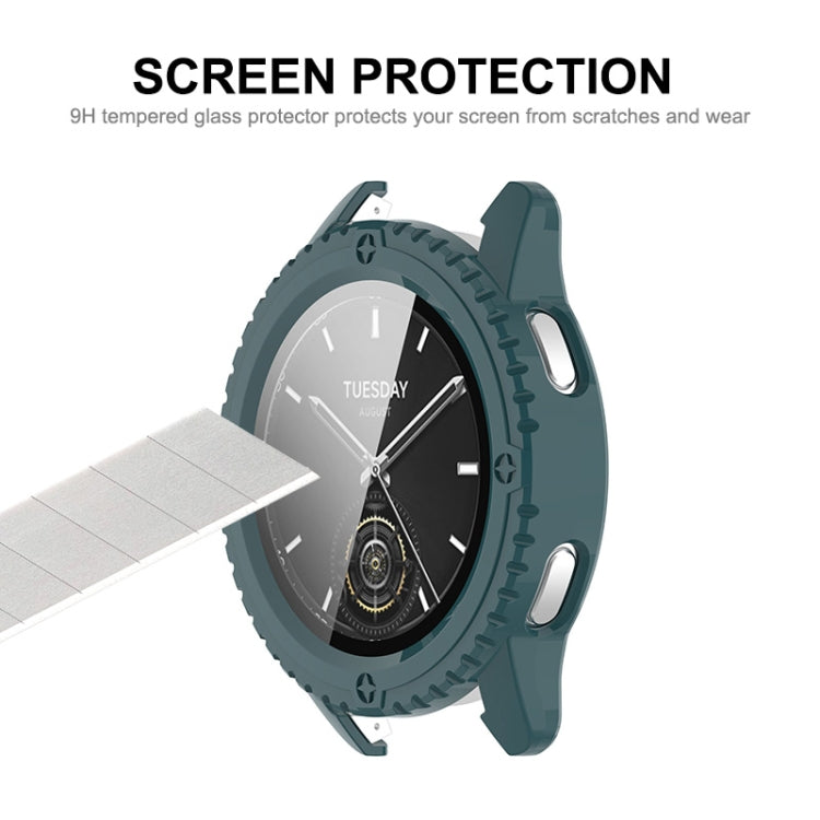 For Xiaomi Watch S3 ENKAY Hat-Prince Full Coverage PC + Tempered Glass Film Integrated Watch Case(Transparent) - Watch Cases by ENKAY | Online Shopping South Africa | PMC Jewellery | Buy Now Pay Later Mobicred