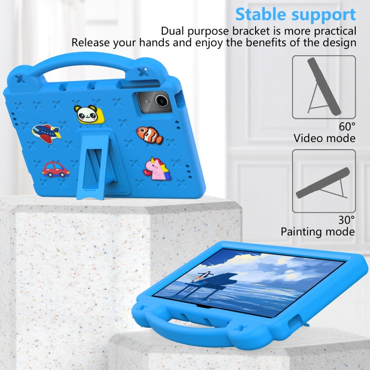 For TCL Nxt Pader 11 2023 Handle Kickstand Children EVA Shockproof Tablet Case(Sky Blue) - Others by PMC TechLife | Online Shopping South Africa | PMC TechLife | Buy Now Pay Later Mobicred