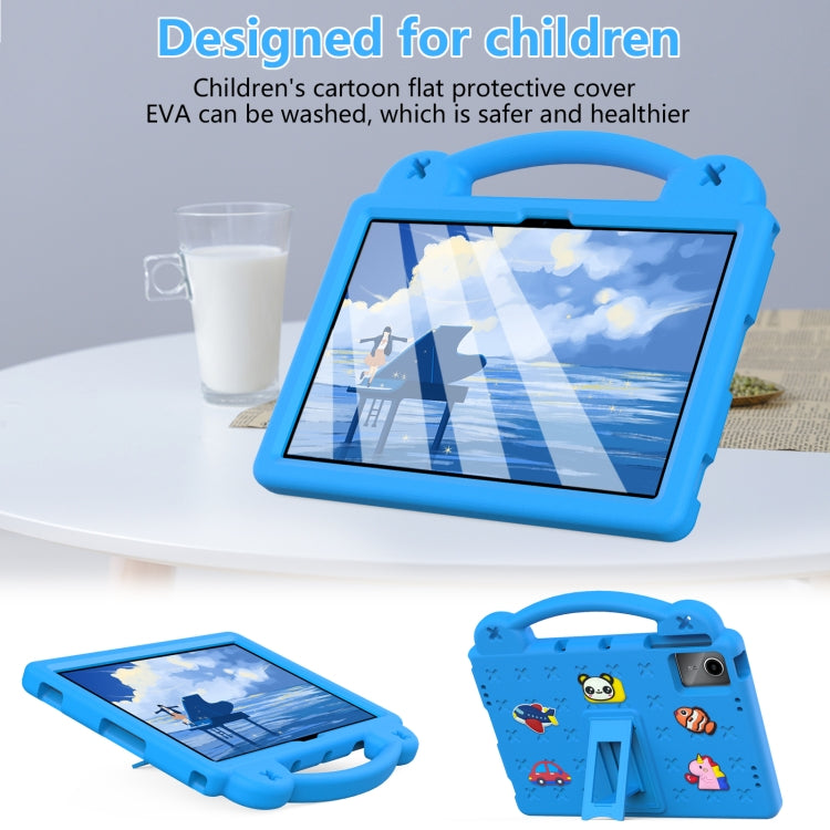 For Huawei MatePad SE 11 2024 Handle Kickstand Children EVA Shockproof Tablet Case(Sky Blue) - Huawei by PMC Jewellery | Online Shopping South Africa | PMC Jewellery | Buy Now Pay Later Mobicred