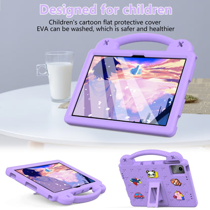 For Huawei MatePad SE 11 2024 Handle Kickstand Children EVA Shockproof Tablet Case(Light Purple) - Huawei by PMC Jewellery | Online Shopping South Africa | PMC Jewellery | Buy Now Pay Later Mobicred