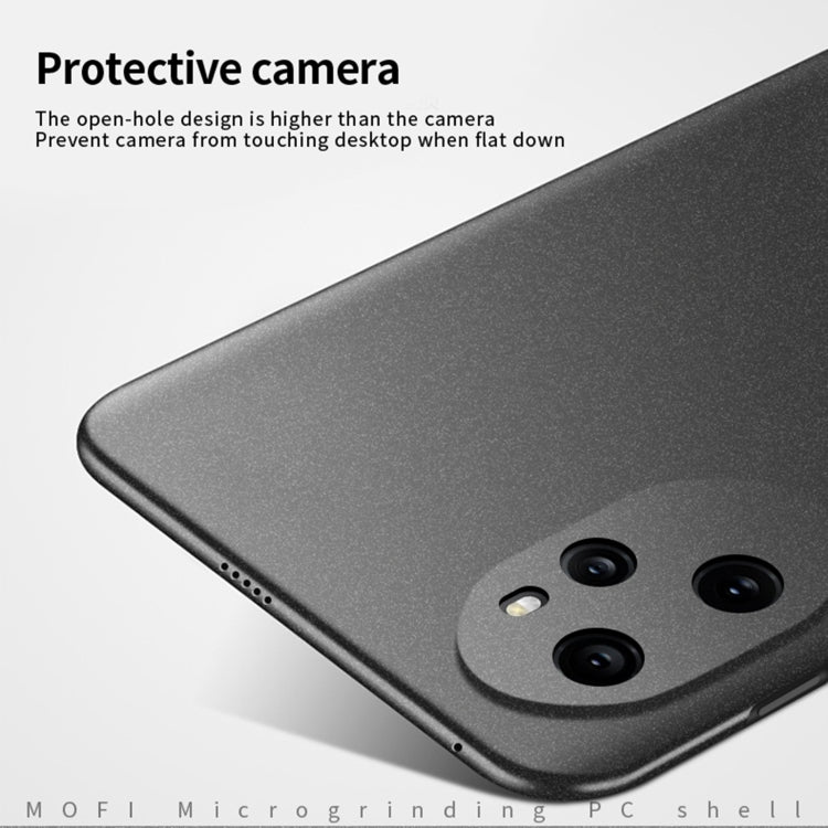 For Honor 100 Pro MOFI Fandun Series Frosted PC Ultra-thin All-inclusive Phone Case(Gray) - Honor Cases by MOFI | Online Shopping South Africa | PMC Jewellery | Buy Now Pay Later Mobicred