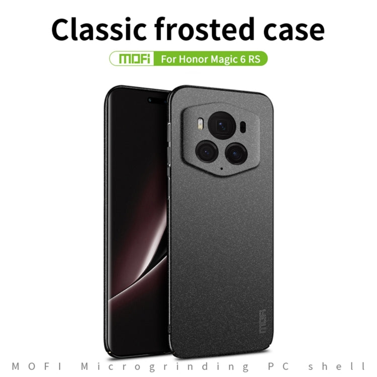 For Honor Magic6 RSR MOFI Fandun Series Frosted PC Ultra-thin All-inclusive Phone Case(Red) - Honor Cases by MOFI | Online Shopping South Africa | PMC Jewellery | Buy Now Pay Later Mobicred