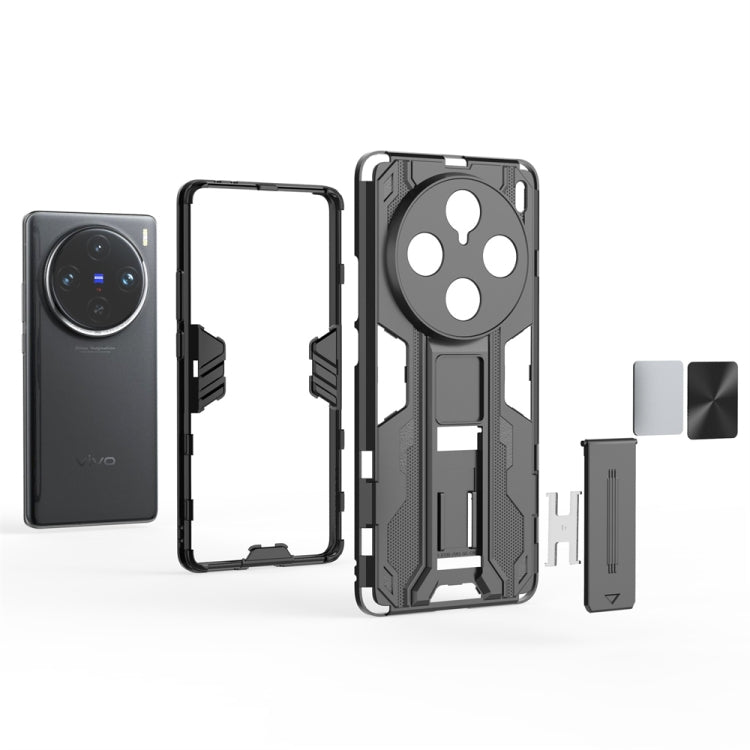 For vivo X100 Pro Supersonic Armor PC Hybrid TPU Phone Case(Silver) - vivo Tempered Glass by imak | Online Shopping South Africa | PMC TechLife | Buy Now Pay Later Mobicred