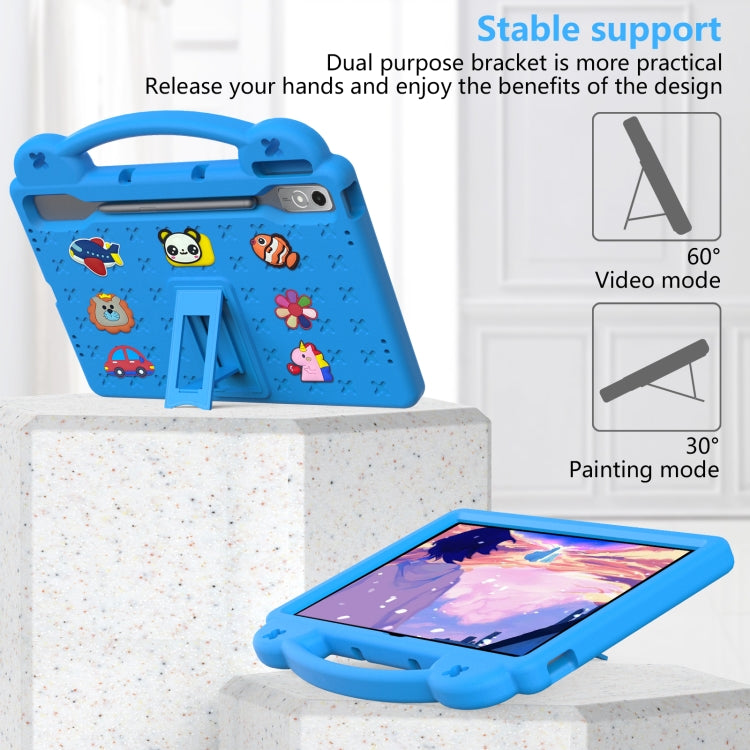 For  Lenovo Tab  P12 / Xiaoxin Pad Pro 12.7 Handle Kickstand Children EVA Shockproof Tablet Case(Sky Blue) - Lenovo by PMC TechLife | Online Shopping South Africa | PMC TechLife | Buy Now Pay Later Mobicred