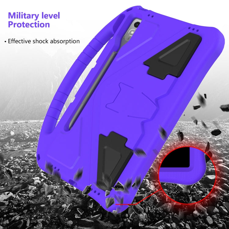 For Lenovo Tab P12 EVA Shockproof Tablet Case with Holder(Purple) - Lenovo by PMC TechLife | Online Shopping South Africa | PMC TechLife | Buy Now Pay Later Mobicred