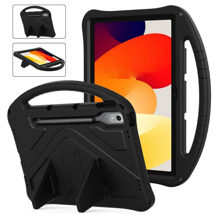 For Lenovo Tab P12 EVA Shockproof Tablet Case with Holder(Black) - Lenovo by PMC TechLife | Online Shopping South Africa | PMC TechLife | Buy Now Pay Later Mobicred