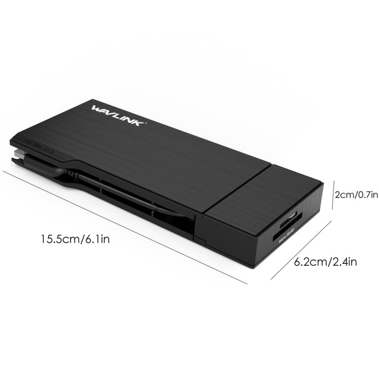 WAVLINK WL-UG39DH2 USB3.0 to HD / VGA / Gigabit Ethernet Splitter Adapter - free shipping - PMC Jewellery - Order now!