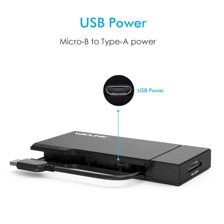 WAVLINK WL-UG39DH2 USB3.0 to HD / VGA / Gigabit Ethernet Splitter Adapter - free shipping - PMC Jewellery - Order now!