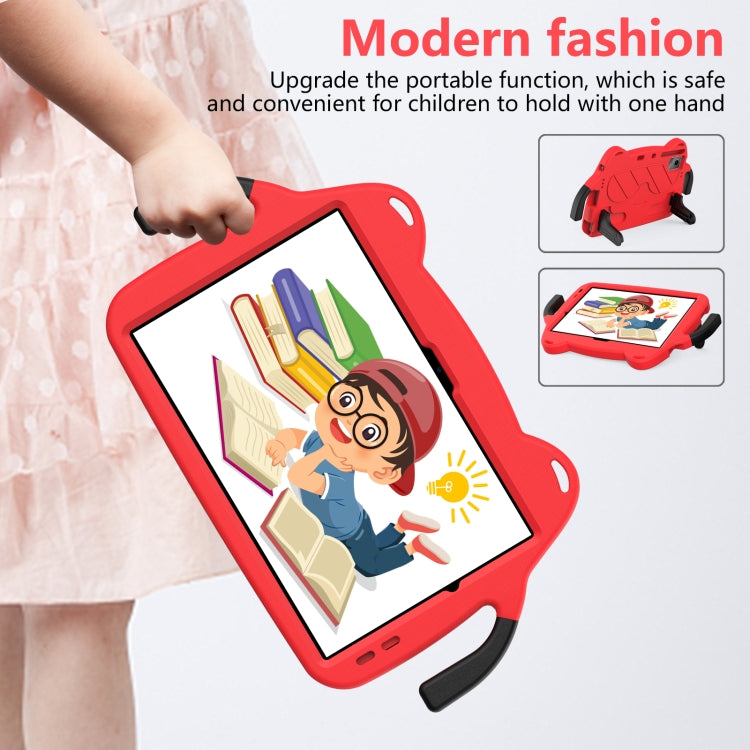 For Lenovo Xiaoxin Pad 2024/Tab M11 Ice Baby EVA Shockproof Hard PC Tablet Case(Rose Red+Black) - Lenovo by PMC Jewellery | Online Shopping South Africa | PMC Jewellery | Buy Now Pay Later Mobicred