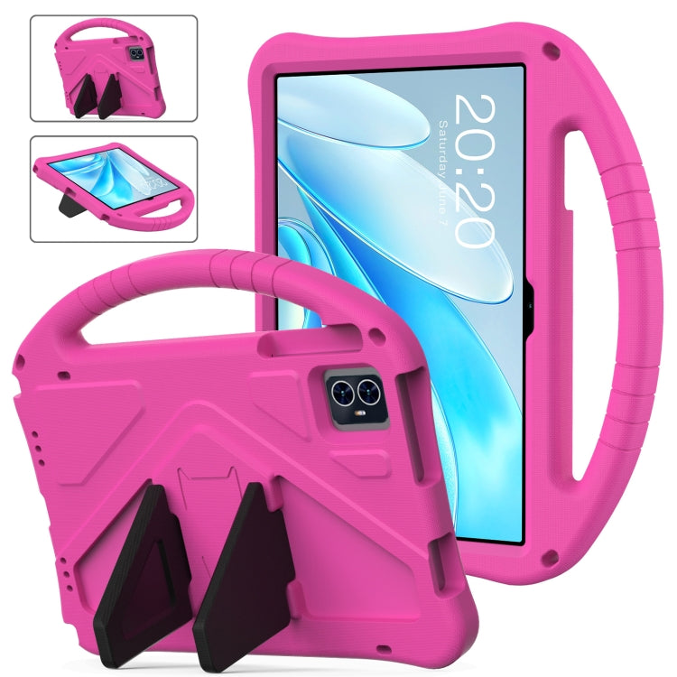 For Teclast M50 HD 10.1 / M50 Pro EVA Shockproof Tablet Case with Holder(Rose Red) - Others by PMC TechLife | Online Shopping South Africa | PMC TechLife | Buy Now Pay Later Mobicred