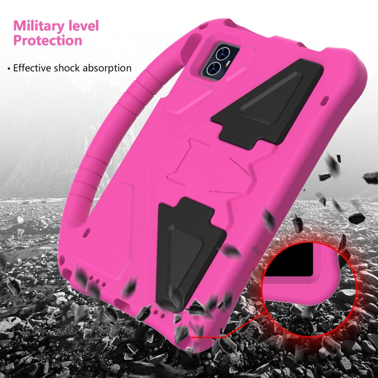 For Teclast M50 HD 10.1 / M50 Pro EVA Shockproof Tablet Case with Holder(Rose Red) - Others by PMC TechLife | Online Shopping South Africa | PMC TechLife | Buy Now Pay Later Mobicred