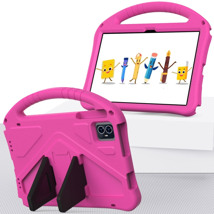 For Teclast M50 HD 10.1 / M50 Pro EVA Shockproof Tablet Case with Holder(Rose Red) - Others by PMC TechLife | Online Shopping South Africa | PMC TechLife | Buy Now Pay Later Mobicred