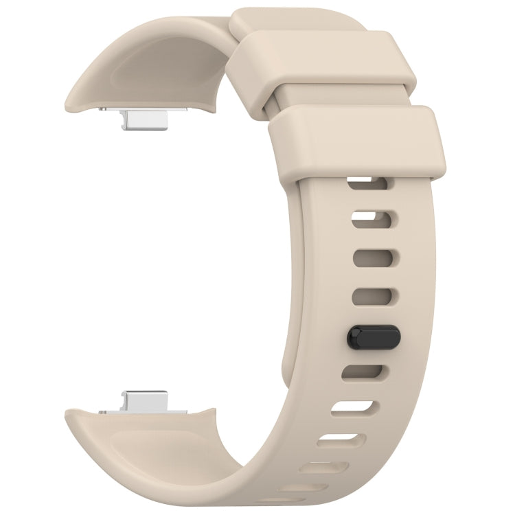 For Redmi Watch 4 Solid Color Silicone Sports Watch Band(Ivory White) - Watch Bands by PMC Jewellery | Online Shopping South Africa | PMC Jewellery