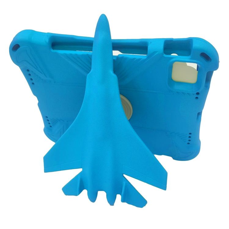 For iPad Air 11 2024 360 Rotation Aircraft Holder EVA Shockproof Tablet Case(Blue) - iPad Air 11 2024 Cases by PMC TechLife | Online Shopping South Africa | PMC TechLife | Buy Now Pay Later Mobicred