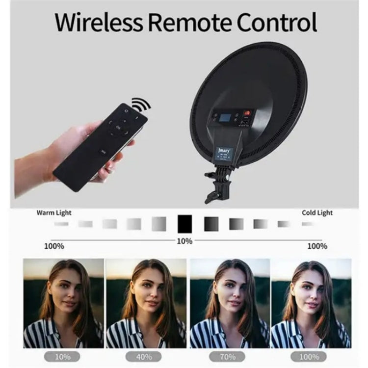 JMARY FM-15RS 40W Adjustable 15-inch Portrait Light Studio LED Round Fill Light(US Plug) - free shipping - PMC TechLife - Order now!
