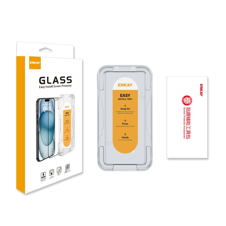 For OnePlus 12 ENKAY Easy Install Hot Bending Side Glue Tempered Glass Film - OnePlus Tempered Glass by ENKAY | Online Shopping South Africa | PMC TechLife | Buy Now Pay Later Mobicred