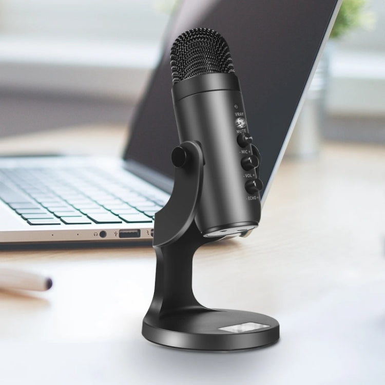 JMARY MC-PW8 USB Desktop Condenser Microphone - Microphone by Jmary | Online Shopping South Africa | PMC TechLife | Buy Now Pay Later Mobicred