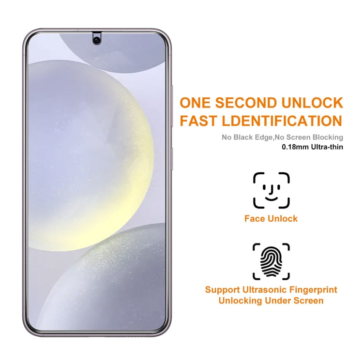 For Samsung Galaxy S24+ 5G ENKAY Easy Install 0.18mm High Alumina Silicon Full Glass Film, Support Ultrasonic Unlock - Galaxy S24+ 5G Tempered Glass by ENKAY | Online Shopping South Africa | PMC Jewellery | Buy Now Pay Later Mobicred