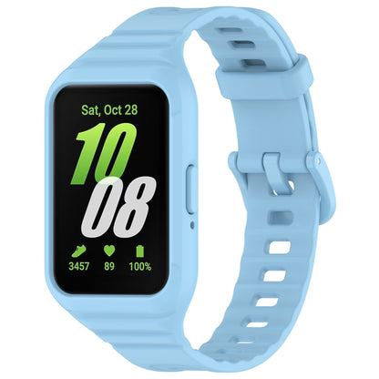 For Samsung Galaxy Fit 3 Integrated TPU Watch Band(Sky Blue) - Watch Bands by PMC Jewellery | Online Shopping South Africa | PMC Jewellery