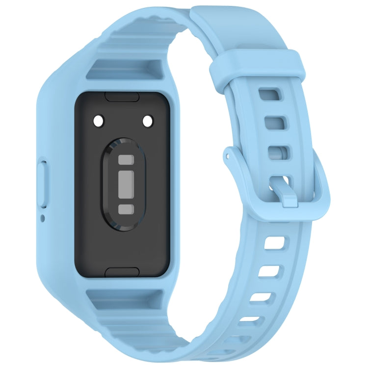 For Samsung Galaxy Fit 3 Integrated TPU Watch Band(Sky Blue) - Watch Bands by PMC Jewellery | Online Shopping South Africa | PMC Jewellery