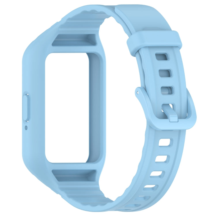 For Samsung Galaxy Fit 3 Integrated TPU Watch Band(Sky Blue) - Watch Bands by PMC Jewellery | Online Shopping South Africa | PMC Jewellery