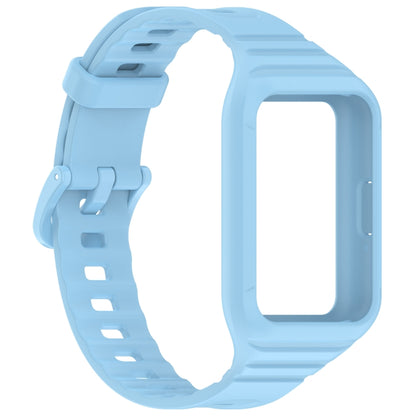 For Samsung Galaxy Fit 3 Integrated TPU Watch Band(Sky Blue) - Watch Bands by PMC Jewellery | Online Shopping South Africa | PMC Jewellery