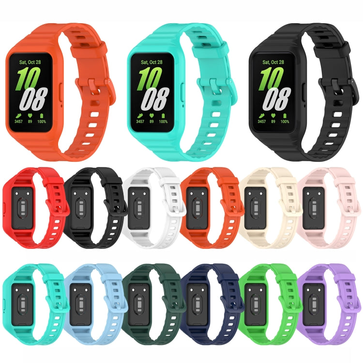 For Samsung Galaxy Fit 3 Integrated TPU Watch Band(Green) - Watch Bands by PMC Jewellery | Online Shopping South Africa | PMC Jewellery