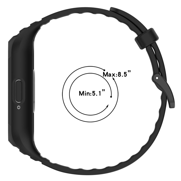 For Samsung Galaxy Fit 3 Integrated TPU Watch Band(Red) - Watch Bands by PMC TechLife | Online Shopping South Africa | PMC TechLife