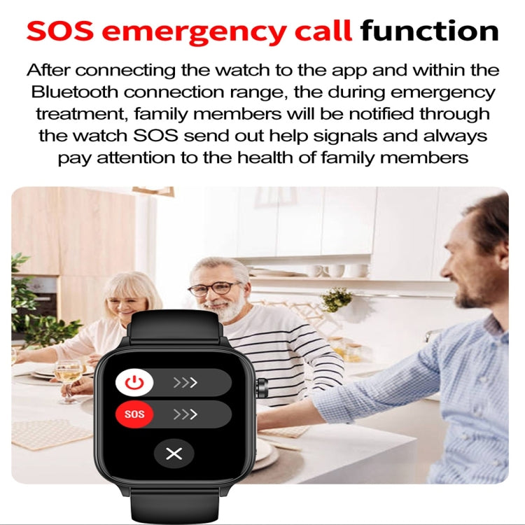 ET570 1.96 inch Color Screen Smart Watch Silicone Strap, Support Bluetooth Call / ECG(Beige) - Smart Watches by PMC TechLife | Online Shopping South Africa | PMC TechLife