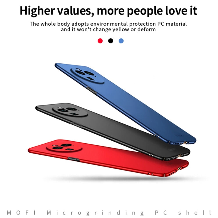 For OPPO Find X6 Pro MOFI Micro-Frosted PC Ultra-thin Hard Phone Case(Black) - OPPO Cases by MOFI | Online Shopping South Africa | PMC TechLife