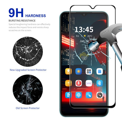 For Tecno Spark Go 2023 ENKAY Full Glue High Aluminum-silicon Tempered Glass Film - Tecno Tempered Glass by ENKAY | Online Shopping South Africa | PMC Jewellery | Buy Now Pay Later Mobicred