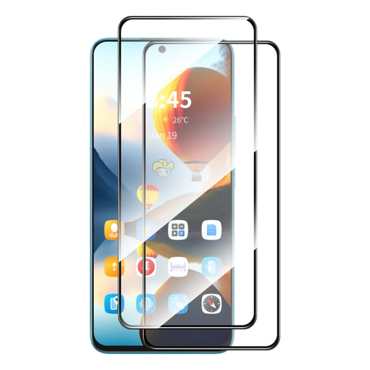 For Tecno Spark 20 Pro 2pcs ENKAY Full Glue High Aluminum-silicon Tempered Glass Film - Tecno Tempered Glass by ENKAY | Online Shopping South Africa | PMC Jewellery | Buy Now Pay Later Mobicred