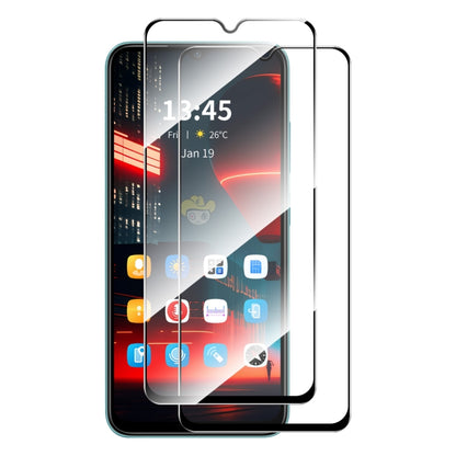 For Tecno Spark Go 2023 2pcs ENKAY Full Glue High Aluminum-silicon Tempered Glass Film - Tecno Tempered Glass by ENKAY | Online Shopping South Africa | PMC Jewellery | Buy Now Pay Later Mobicred