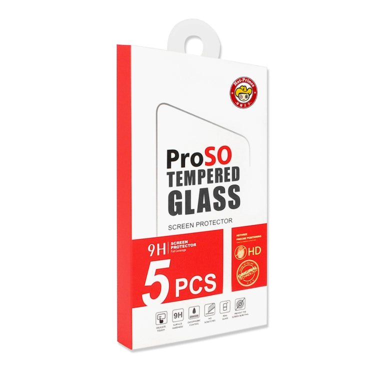 For Tecno Spark 9 5pcs ENKAY Full Glue High Aluminum-silicon Tempered Glass Film - Tecno Tempered Glass by ENKAY | Online Shopping South Africa | PMC Jewellery | Buy Now Pay Later Mobicred