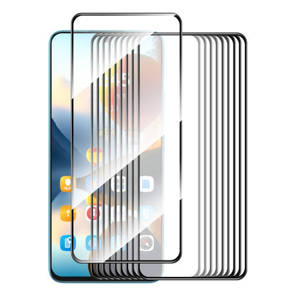 For Tecno Spark 20C 10pcs ENKAY Full Glue High Aluminum-silicon Tempered Glass Film - Tecno Tempered Glass by ENKAY | Online Shopping South Africa | PMC Jewellery | Buy Now Pay Later Mobicred